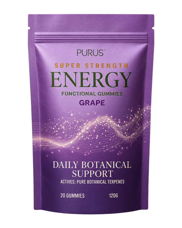 Purus Gummies Energy Grape 120g